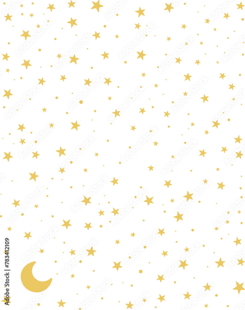 starry night on frame 3x4 crescent moon below, eid background sosial media, sosmed post, idul adha idul fitri ramadhan starry night on frame 3x4 crescent moon below, eid background sosial media, sosmed post, idul adha idul fitri ramadhan
