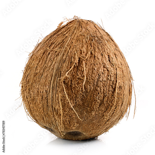 fresh ripe whole coconut fruit