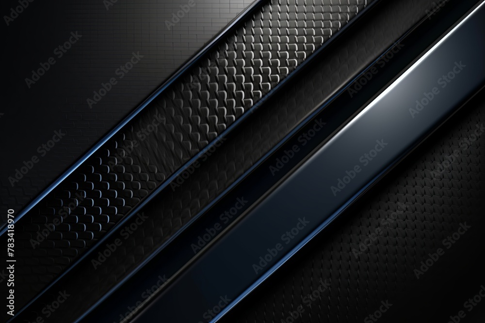 Sleek Carbon and metal Elegance Abstract Dark Background Sleek Carbon and metal Elegance Abstract Dark Background