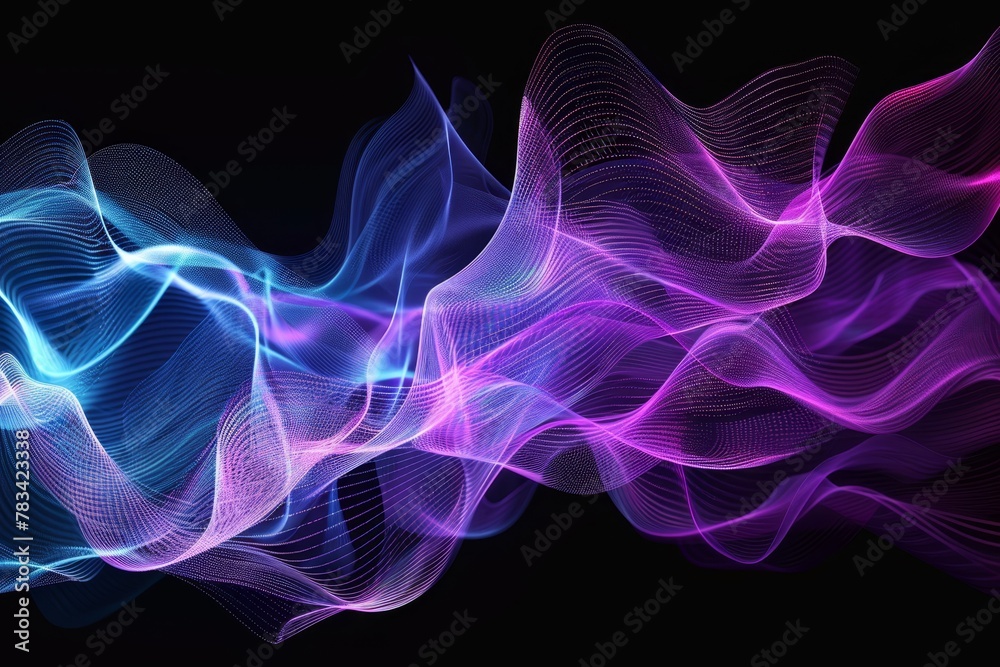 Vibrant Abstract Wave Background