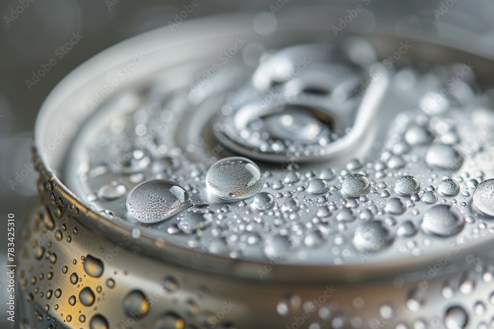 Aluminum can mockup. Background with selective focus and copy space for text Aluminum can mockup. Background with selective focus and copy space for text
