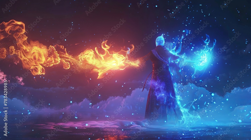 Fototapeta premium Mage scnenery concept design