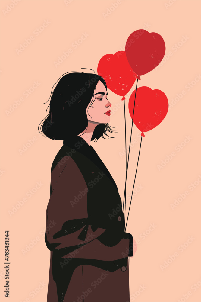 vector illustration mother with her kid flowers background vector illustration mother with her kid flowers background