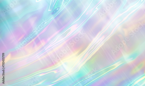 Luminous Abstract Lines  Pastel Pink and Blue Dynamic Light Streaks Background with Copy Space