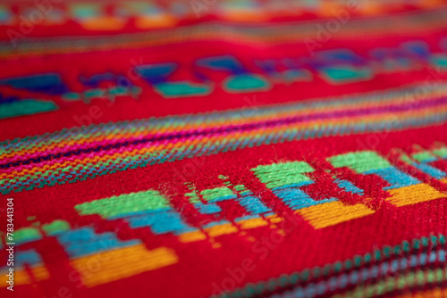 View of Approach to Mexican textile embroidery, Mexican traditions
