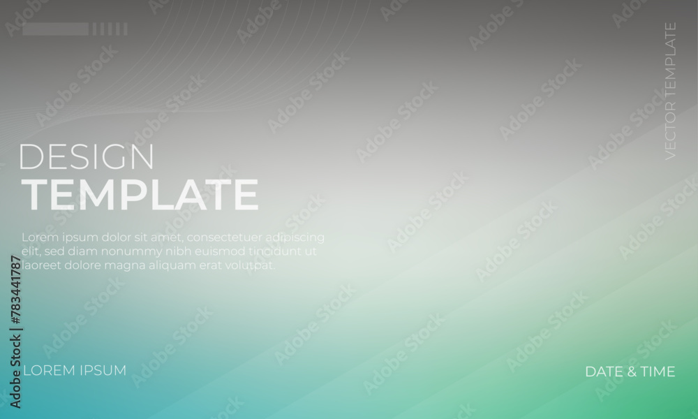 Contemporary Green Gray and Cyan Gradient Background Pattern