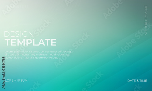 Modern Green Gray and Cyan Gradient Background Illustration