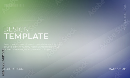 Green Gray and Indigo Gradient Background Collection for Designers