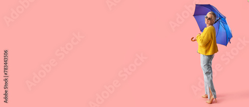Beautiful mature woman with...