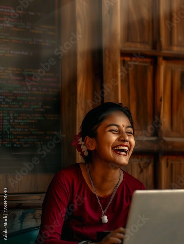 Empowered modern Indian fem...