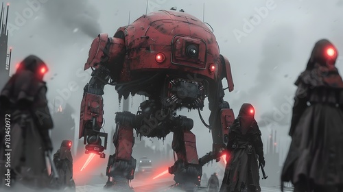 Rebels Fighting for Freedom in a Mechanized Dystopia
