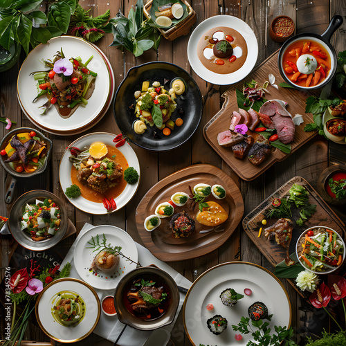 Diverse Platter: A Captivating Display of Regional Dishes from Across the Globe