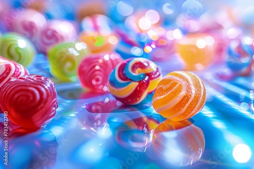 Colorful candy background © khalida