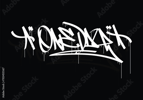ONEDAY graffiti tag style design photo