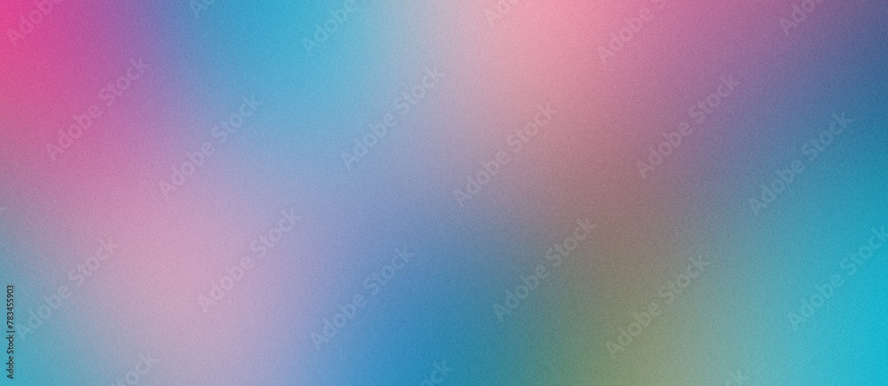 Colorful Rainbow Bokeh, Abstract Background, Noise Grainy Texture Grungy Rough Gradient Colors, Simple Minimalist, Empty Space Template