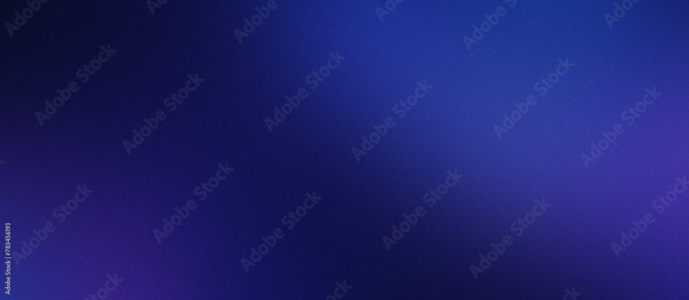Dark Blue, Modern Dark Minimalist Noise Grainy Texture, Grungy Rough Gradient Colors Abstract Retro Background, Empty Space Template