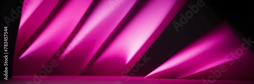 pink soft spotlight on plain black background from Generative AI