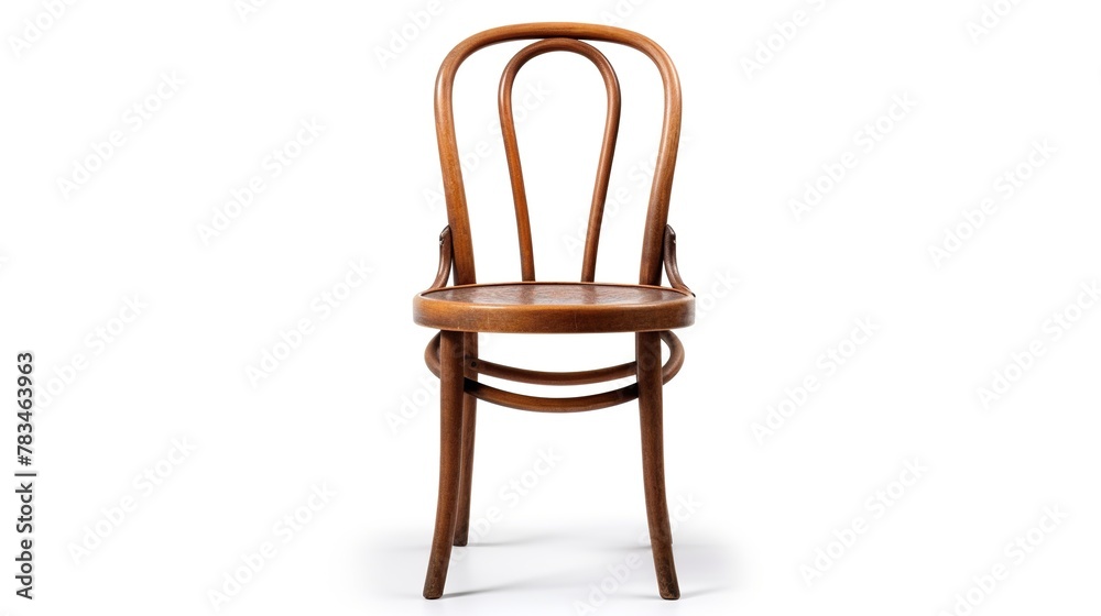 Classic old wooden chair furniture isolated on white background. Classic old wooden chair furniture isolated on white background.