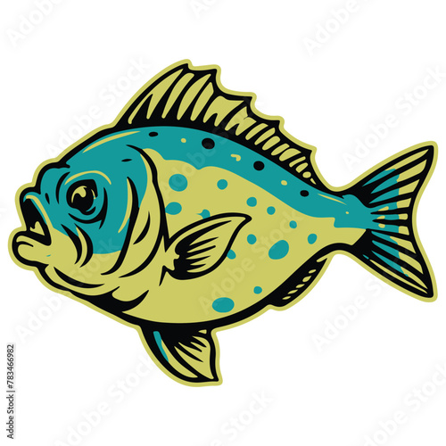 fish vector design illustrator free color full fish art design