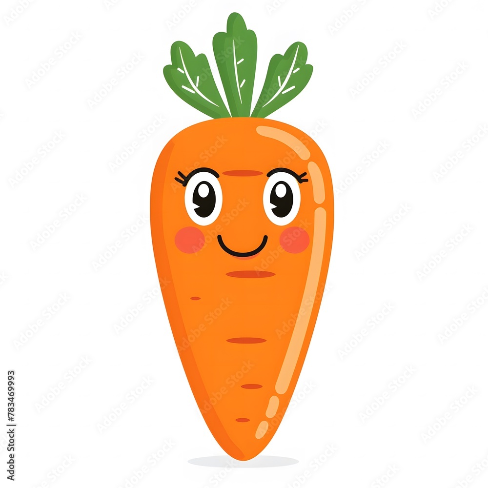 Cute and Happy carrot Character in Simple Cartoon Style
Cute and Happy carrot Character in Simple Cartoon Style