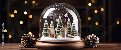 Enchanting Winter Wonder: Color Your Own Snow Globe Fantasy © monsifdx