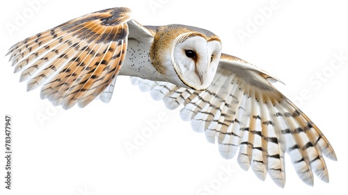 a Majestic Barn Owl in Flight photo