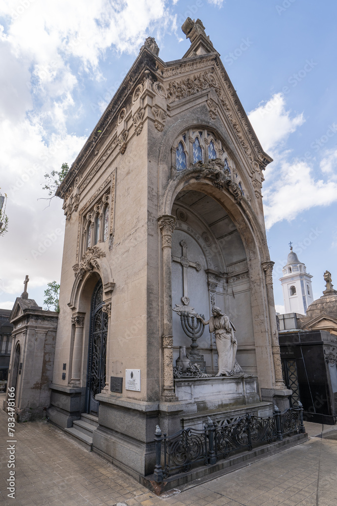 Fototapeta premium Atmospheric phanteon in Cemetery 