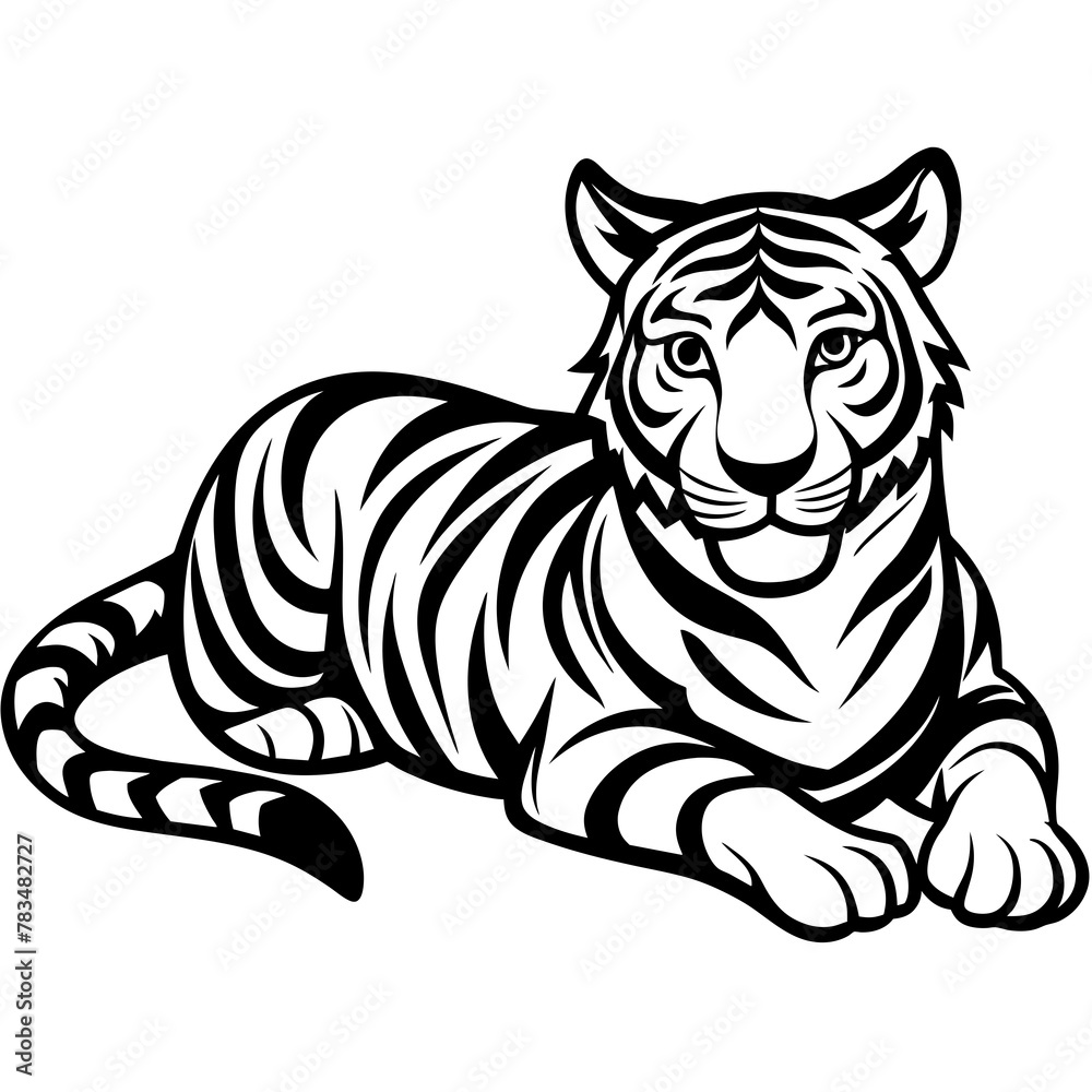 Obraz premium head of lion mascot,lion silhouette,vector,icon,svg,characters,Holiday t shirt,black tiger drawn trendy logo Vector illustration,tiger on a white background,eps,png