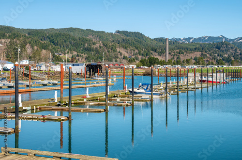 Garibaldi marina and boats Oregon state.