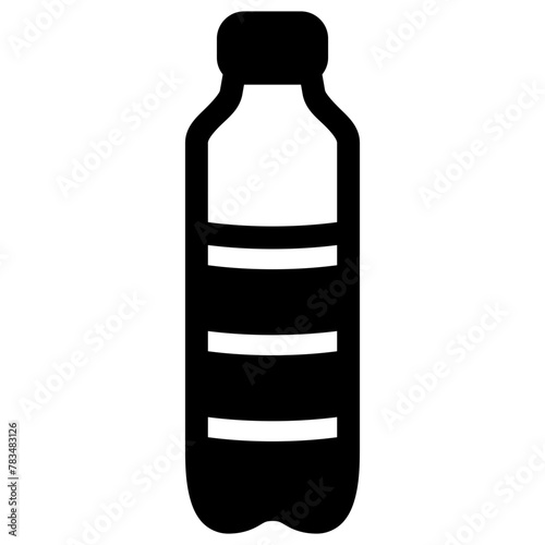 water bottle vector icon. food and beverage icon solid line style. perfect use for logo, presentation, application, website, and more. icon design solid line style