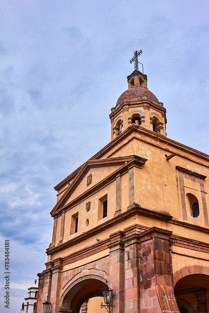 Naklejka premium Cúpula de Iglesia, Queretaro, México
