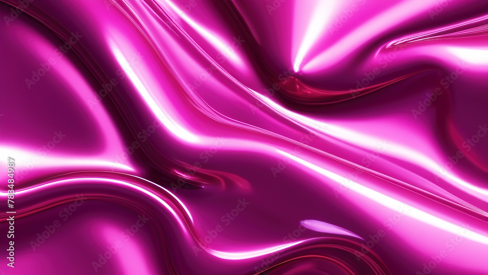 Liquid pink color abstract background metallic aluminum foil Liquid pink color abstract background metallic aluminum foil