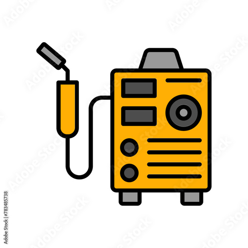 Welding Machine icon. fill color icon