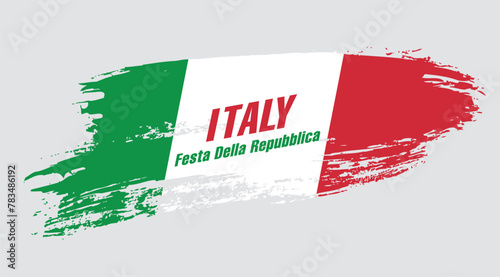 Italy, republic day. Vector graphic design