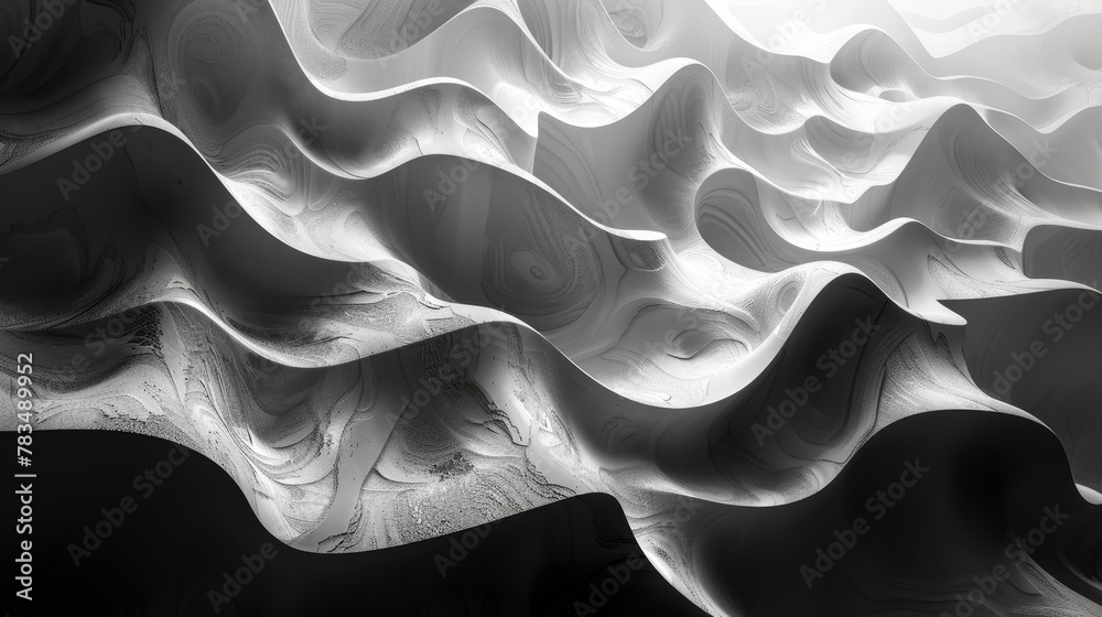 Fototapeta premium a Interwoven lines forming organic patterns