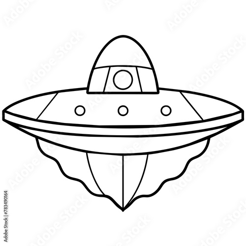 ufo in space photo