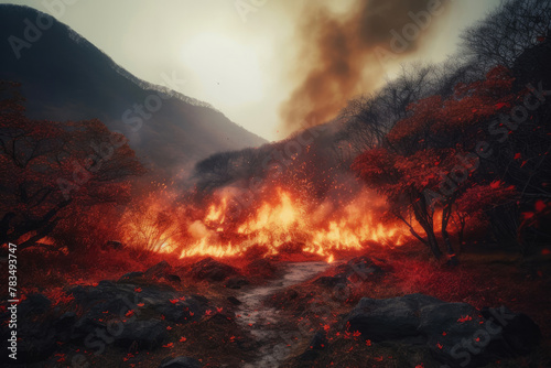 火, 炎, 破壊, 廃墟, 戦争, 跡地, 戦地, 危険, 荒地, fire, flames, destruction, ruins, war, war zone, danger, wasteland