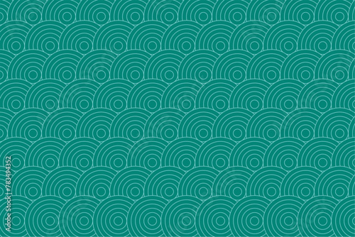 abstract and elegant circular japanese pattern background