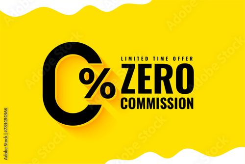 flat zero percent commission template a limited time offer