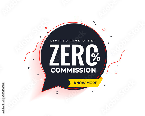 flat zero percent commission template limited time offer