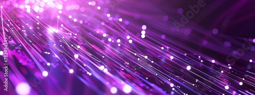 technology purple and fiber optic background