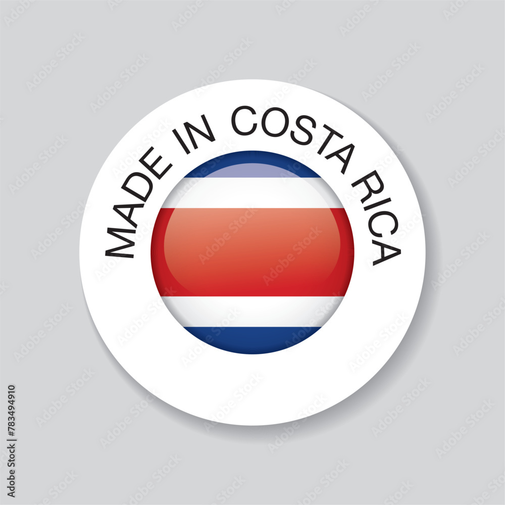 made in costa rica. template icon design made in costa rica. template icon design