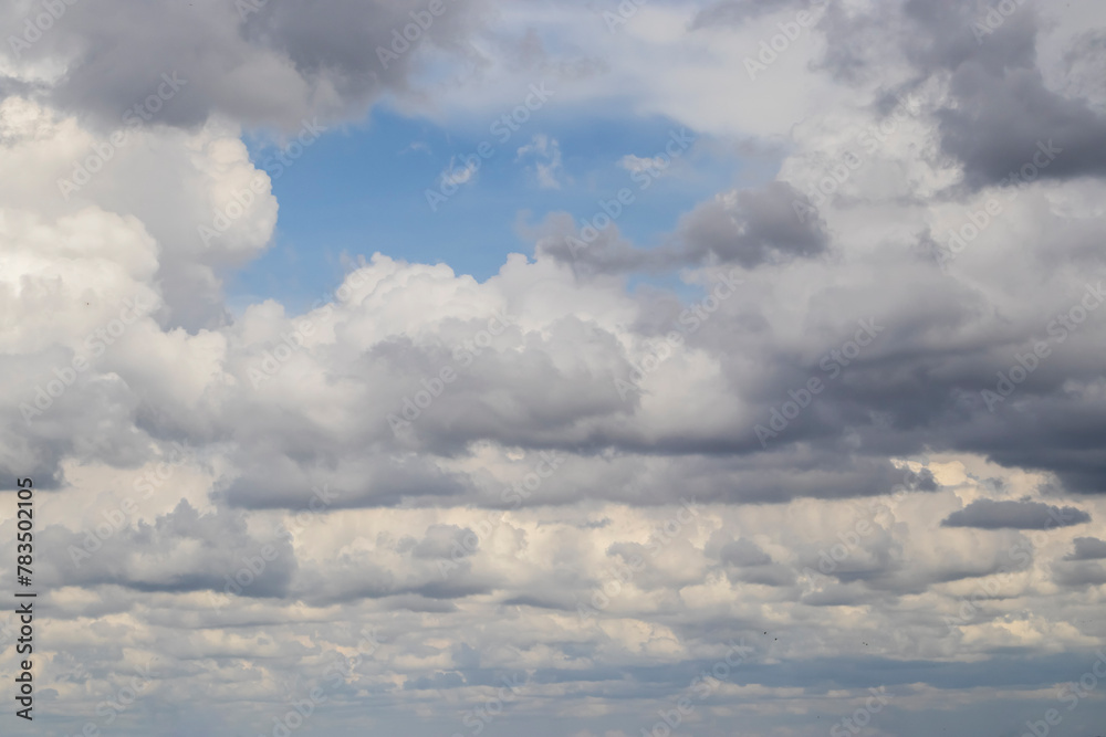 Abstract background of beautiful white clouds with blue sky in Brazil Abstract background of beautiful white clouds with blue sky in Brazil