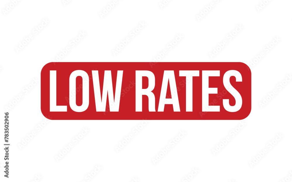 Red Low Rates Rubber Stamp Seal Vector Red Low Rates Rubber Stamp Seal Vector