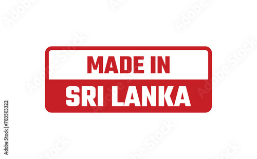 Made In Sri Lanka Rubber Stamp