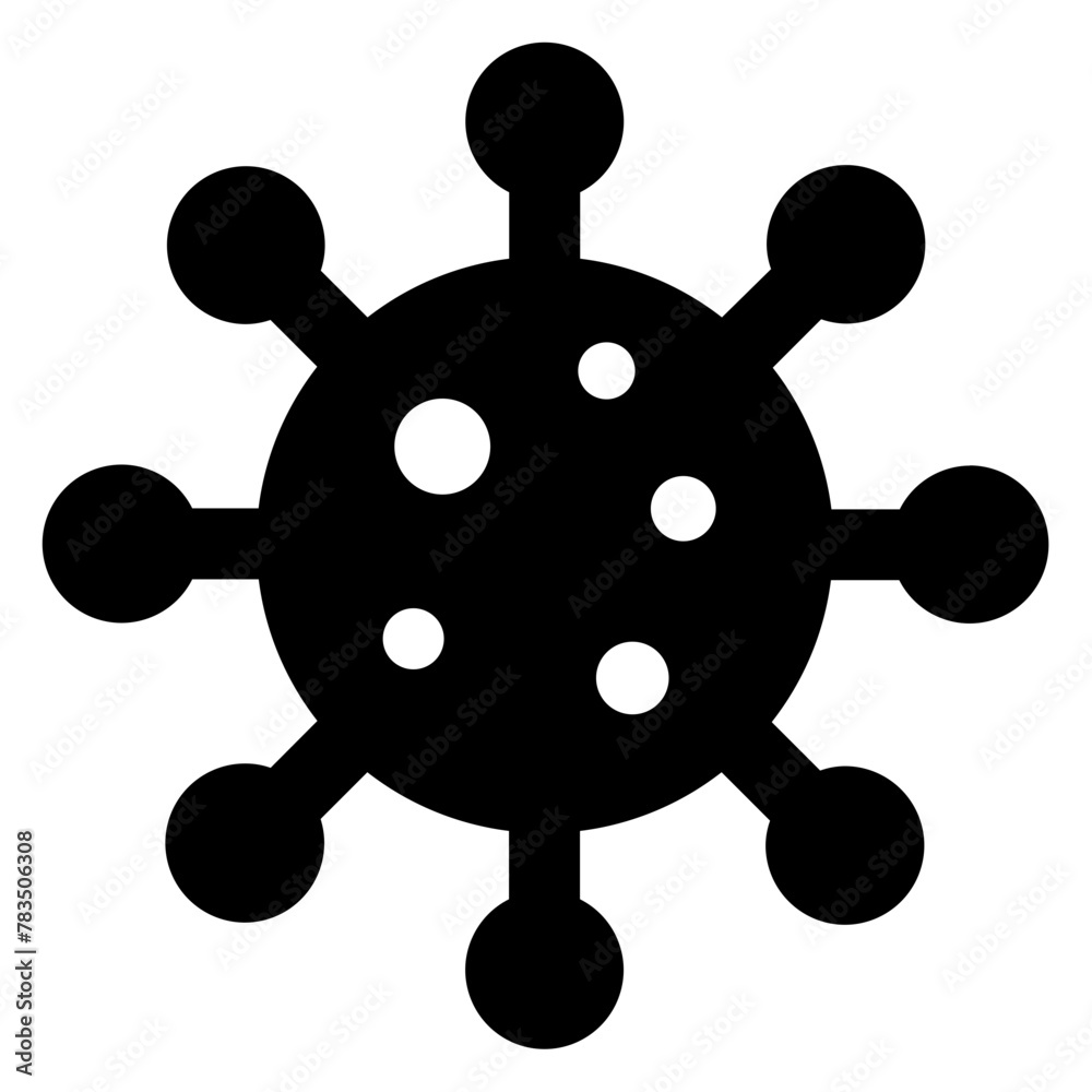 Obraz premium virus medical icon