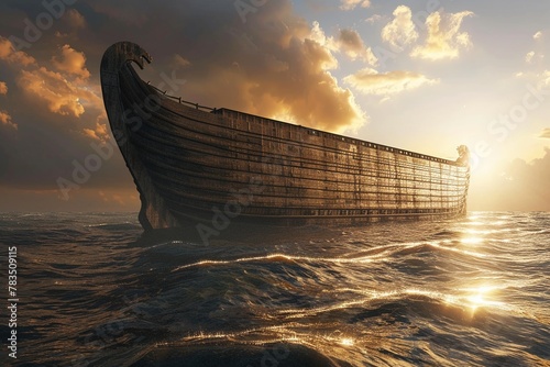 Create Noah s Ark based on description in Genesis 61416 photo