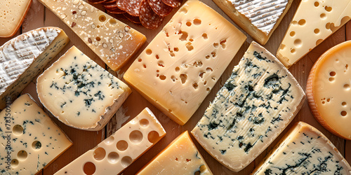cheese background, generative ai