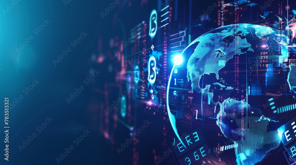 Financial technology concept. Fintech. Online banking. Foreign exchange. Financial technology concept. Fintech. Online banking. Foreign exchange.