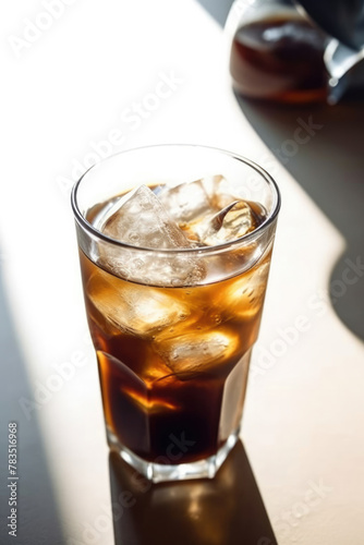 グラス, 氷, コーヒー, 飲み物, 冷えたコーヒー, アイスコーヒー, glass, ice, coffee, drinks, cold coffee, iced coffee